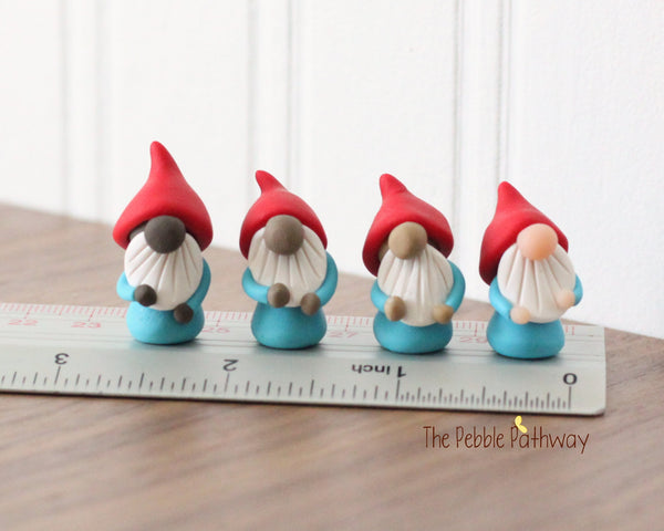 Diversity itty bitty gnomes - teeny tiny gnomes where you choose the skin color 040521 - ThePebblePathway