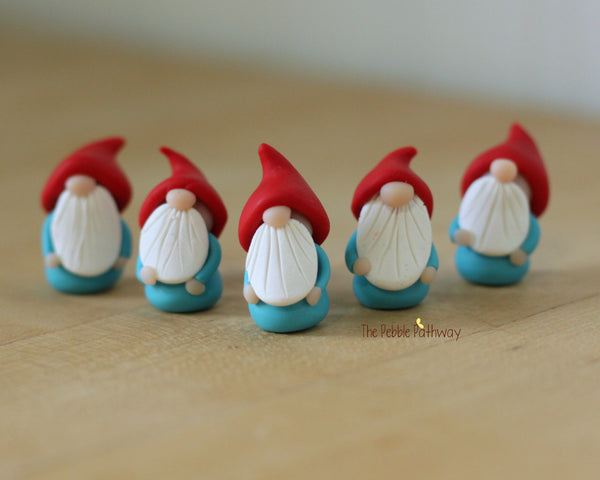 Itty bitty gnomes - a teeny tiny gnome to bring you good luck - ThePebblePathway